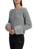 Ramy Brook Print Gray Lisa Sweater Size S - photo 4