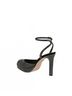 Veronica Beard Black Women's Brianne Crystal Platform Sandal Size 7 1/2 - photo 3