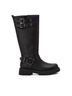 XTI Black Women's Biker Boots Size 5 1/2 - photo 1