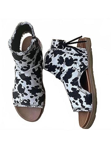 Very G Women's Libra Cow Sandals (view 2)