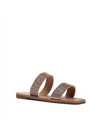 Qupid Women's Rhinestone Sandal (view 2)
