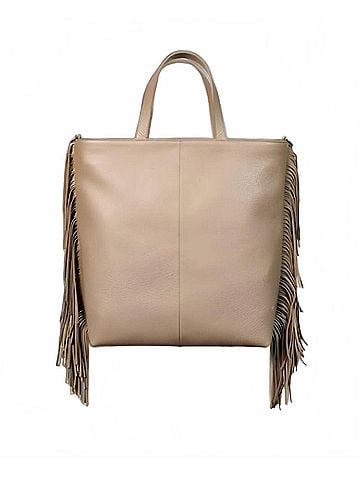 Berge Women's Karma Fringed Tote Bag (view 1)