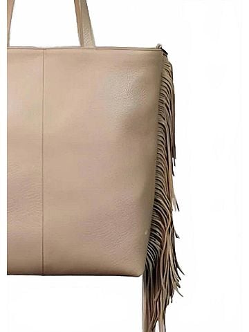 Berge Women's Karma Fringed Tote Bag (view 2)