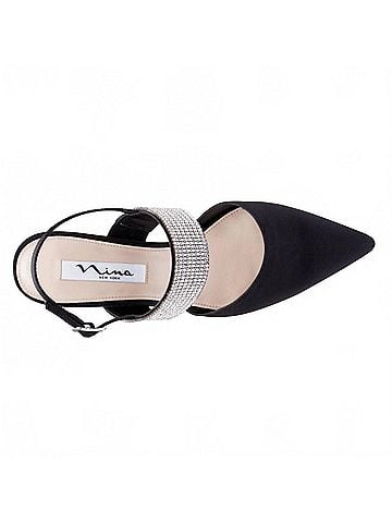 Nina Women Tenille Luster Satin Heels (view 2)