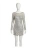 Ramy Brook Print Gray Forrest Sequin Mini Dress Size 6 - photo 1
