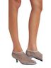 Christopher Esber Silver Women's Minette Crystal Micro Heel Size EU 36 - photo 5