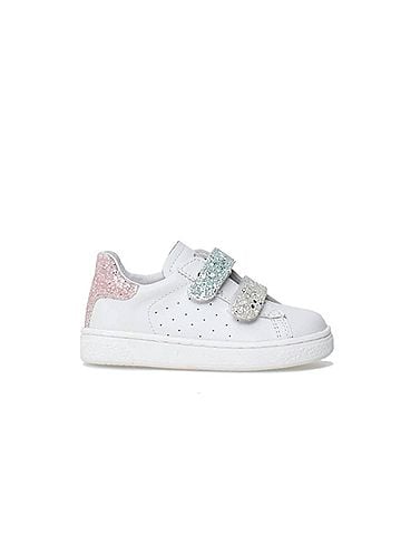 Naturino Girls Hasselt Leather Velcro Sneaker (view 1)