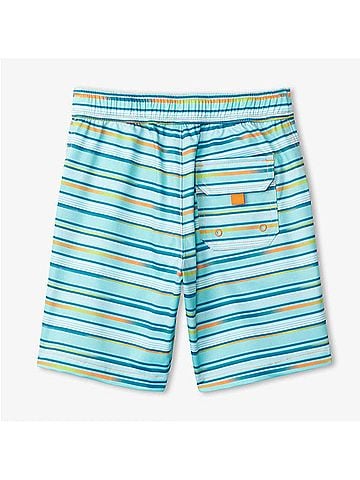 Hatley Kids Ocean Stripes Quick Dry Shorts (view 2)