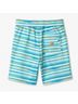 Hatley White Kids Ocean Stripes Quick Dry Shorts Size 5 - photo 2