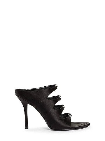Alexander Wang Women's Satin Lolita Crystal Embellished Sandal Heels (view 1)