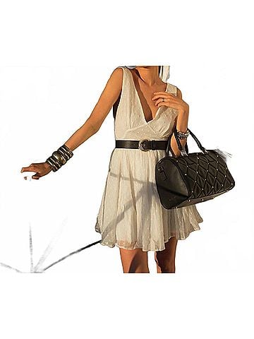 Berge Cielo Studded Barrel Bag (view 2)