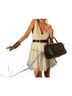 Berge Black Cielo Studded Barrel Bag One size - photo 2