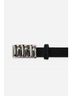 FRAME Solid Black Women's Petit Sculptural Belt Size XS - photo 2