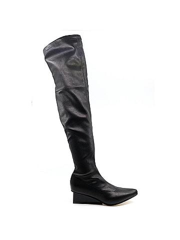All Black Women's Square Edge Boots (view 1)