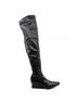 All Black Black Women's Square Edge Boots Size EU 37 - photo 1