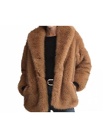 Z Supply Logan Faux Fur Coat (view 2)