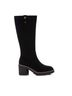 XTI Black Women's Suede Boots Size 5 1/2 - photo 1