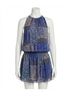 Ramy Brook Blue Patchwork Paris Dress Size XS - photo 1