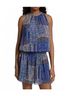 Ramy Brook Blue Patchwork Paris Dress Size XS - photo 2