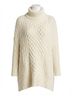 Ramy Brook Print White Phillipa Turtleneck Sweater Size S - photo 1