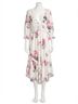 LoveShackFancy Floral White Firefly Dress Size M - photo 1