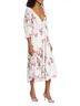 LoveShackFancy Floral White Firefly Dress Size M - photo 3