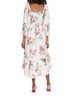 LoveShackFancy Floral White Firefly Dress Size M - photo 4