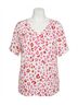 Entro Multi Color Leopard Print Plus Top Size 1X - photo 1