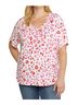 Entro Multi Color Leopard Print Plus Top Size 1X - photo 2