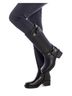 XTI Black Women's Biker Boots Size 7 - photo 4