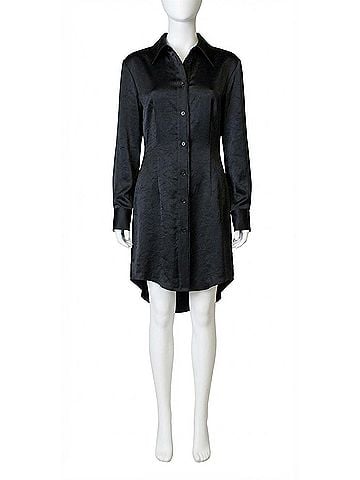 Maison Margiela Silky Button Front Midi Dress (view 1)