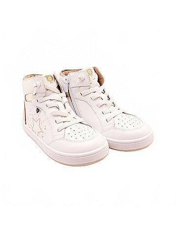 Old Soles Girls High Splash High Top Leather Sneakers (view 2)