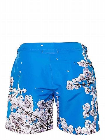 Orlebar Brown Boy's Beachwear Russell Photographic Shorts (view 1)