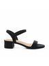 De Blossom Collection Black Women's Beth Block Heel Size 5 1/2 - photo 3
