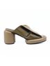 All Black Brown Women Mod Collar Mule Size EU 41 - photo 3