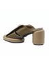 All Black Brown Women Mod Collar Mule Size EU 41 - photo 5