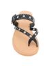 Splendid Black Women's Sutton Studs Sandal Size 9 - photo 4
