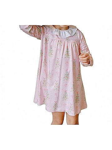 The Proper Peony Girl's Tinsel Long Sleeve Dress (view 2)