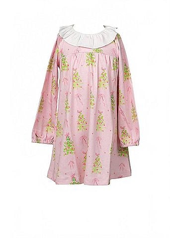 The Proper Peony Girl's Tinsel Long Sleeve Dress (view 1)