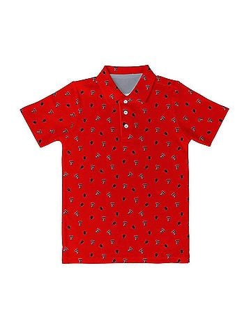 Vive La Fete Boy's Texas Tech Raiders Logo Short Sleeve Performance Polo Shirt (view 1)