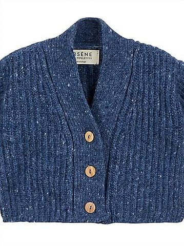 Arsene et Les Pipelettes Girl's Wool Cardigan (view 2)