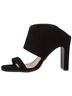 Chinese Laundry Black Women's Double Strap Slip On Heels Size 7 1/2 - photo 3
