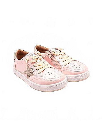 Old Soles Girls Runner Leather Sneaker (view 2)