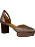 Coclico Brown Women's Tower Ankle Strap Heels Size EU 38 - photo 1