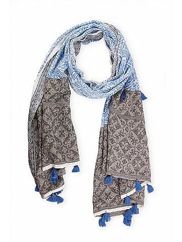 Saachi Tassel Trim Cotton Scarf (view 1)