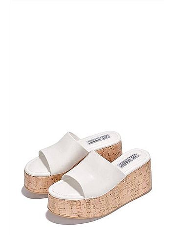 Cape Robbin Women's Mini Wedged Heel Sandal (view 2)