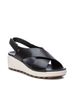 XTI Black Women's Wedge Sandals Size 6 - photo 2