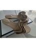 Larroudé 100% Raffia Tweed Tan Sandals Size 9 - photo 6
