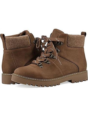 Cliffs by White Mountain Women's Connie Cushioned Lace-Up City Hiker Ankle Boot (view 2)
