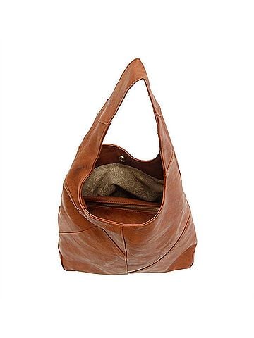 Joy Susan Neve Puzzle Hobo Bag in Saddle (view 1)